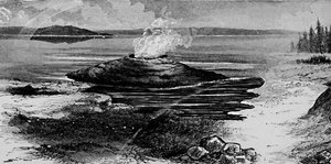 Cône de source chaude, 1872, 1883