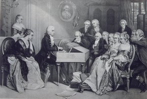 Concert à domicile chez la famille Mozart à Vienne