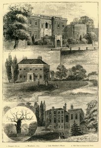 Maisons autour du parc de Greenwich