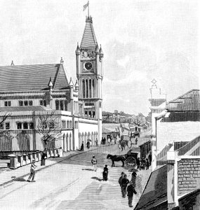 Rue Howick, Perth, Australie, 1886