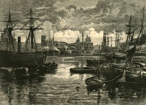 Hull, depuis les docks, 1898 - Unbekannt