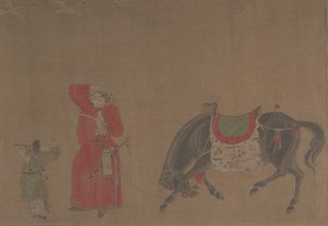 Chasseur et oies sauvages