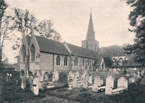 Église et presbytère de Hursley, 1904