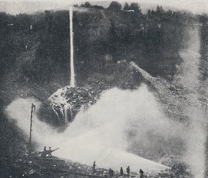Exploitation minière hydraulique, 1923