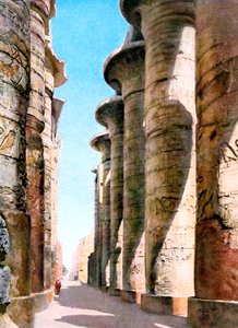 Salle hypostyle, temple de Karnak, Louxor, Égypte - Unbekannt