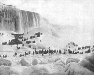 Montagne de glace, Niagara, État de New York, USA, vers 1900 - Unbekannt
