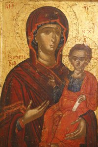 Icône : Sainte Marie Hodigitria (16ème siècle), Berat, Albanie - Unbekannt
