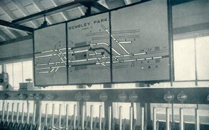 Diagramme illuminé des signaux, 1922