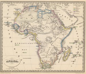 Illustration du livre Atlas over alle Jordens Dele par auteur inconnu et publié par Chr. Steen & Søn (Copenhague, 1857) - Unbekannt