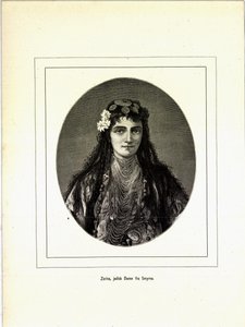 Illustration tirée du livre Brogede rejsebilleder par Jerichau-Baumann, Elisabeth et publié par Forlagsbureauet (Copenhague, 1881)