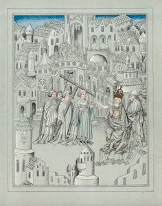 Illustration des voyages du légendaire chevalier anglais Sir John Mandeville, vers 1372