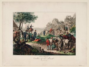 Cavalerie impériale russe en marche, 1813 - Unbekannt