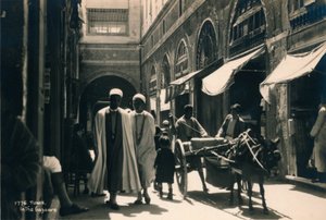 Dans le bazar, Tunis, Égypte, 1936