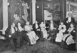 Dans le salon Electrophone, Gerrard Street, Londres