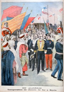 Inauguration du chemin de fer, Saïda, Algérie, 1900