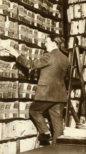 Index des empreintes digitales à Scotland Yard, Londres, c1912, 1935