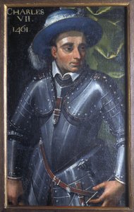 Indre & Loire N* 172 - Château de Loches - Portrait de Charles VII - 17ème siècle