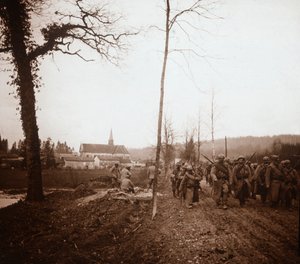 Infanterie, Genicourt, nord de la France, vers 1914-1918