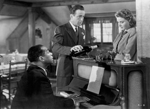 Ingrid Bergman, Humphrey Bogart et Louis Armstrong dans Casablanca