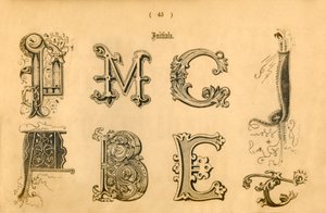 Initiales, 1862