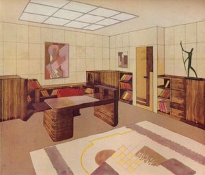 Intérieur conçu et exécuté par DIM Décoration Intérieure Moderne, vers 1930 - Unbekannt