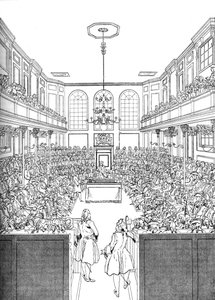 Intérieur de la Chambre des communes en 1742, 1905 - Unbekannt
