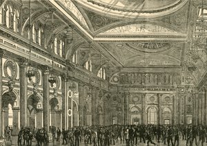 Intérieur de la Bourse royale, 1898