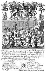 Invitation à une réunion de la Goldsmiths Company, 1707, 1894 - Unbekannt