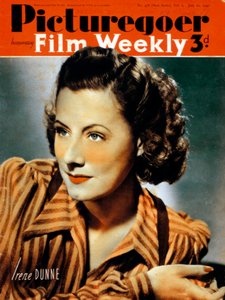 Irene Dunne 1898-1990, actrice américaine, 1940
