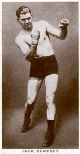 Jack Dempsey, boxeur américain, 1938