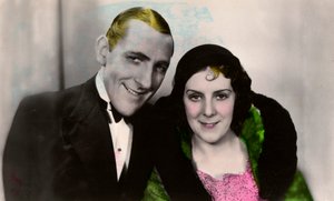 Jack Hulbert et sa femme Cicely Courtneidge, acteurs anglais - Unbekannt