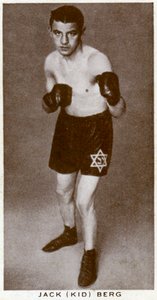 Jack Kid Berg, boxeur anglais, 1938