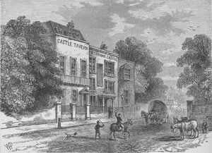 Jack Straws Castle, Hampstead, Londres, vers 1900