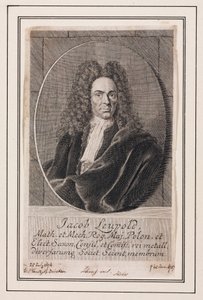 Jacob Leupold, physicien et ingénieur mécanicien allemand, vers 1700 - Unbekannt