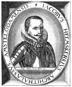 Jacob van Heemskerk, officier de marine et explorateur néerlandais, vers 1595