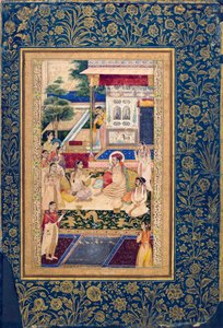 Jahangir et le prince Khurram avec Nur Jahan, vers 1624-1625