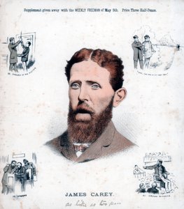 James Carey, républicain irlandais et informateur, 1883 - Unbekannt
