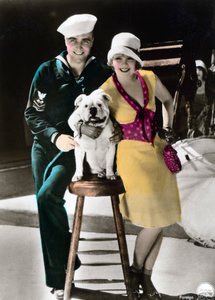 James Hall 1900-1940 et Clara Bow 1905-1965, acteurs américains, 20ème siècle