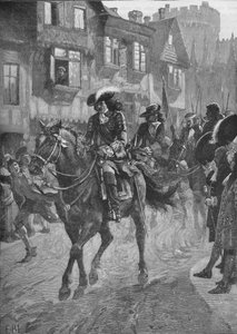 Jacques II entrant à Dublin après la bataille de la Boyne, 1690, 1905
