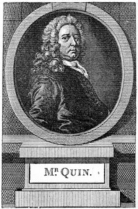 James Quin, acteur anglais du 18ème siècle, 1886