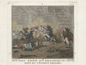 Jean Bart à la bataille de Texel le 29 juin 1694, 1789