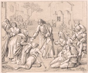 Jésus guérissant les foules, vers 1880