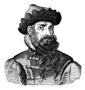 Johann Gutenberg, métallurgiste et inventeur allemand, XVIe siècle, 1870 - Unbekannt