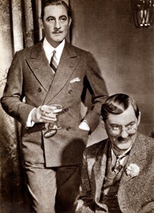 John et Lionel Barrymore, acteurs américains de théâtre et de cinéma