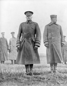 John Pershing et Hunter Liggett, généraux américains de la Première Guerre mondiale, mars 1918