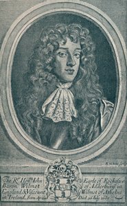 John Wilmot, Comte de Rochester né en 1648, mort en 1680