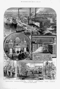 Usine de savon Joseph Crosfield & Sons à Bank Quarry, Warrington, Cheshire, 1886 - Unbekannt