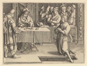 Joseph interprétant les rêves de Pharaon copie, 1640-70