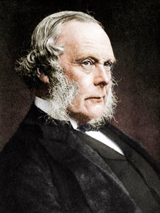 Joseph Lister, chirurgien anglais et pionnier de la chirurgie antiseptique, vers 1890
