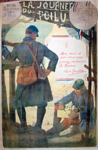 Journée du Poilu 25 et 26 décembre 1915, affiche française de la Première Guerre mondiale, 1915